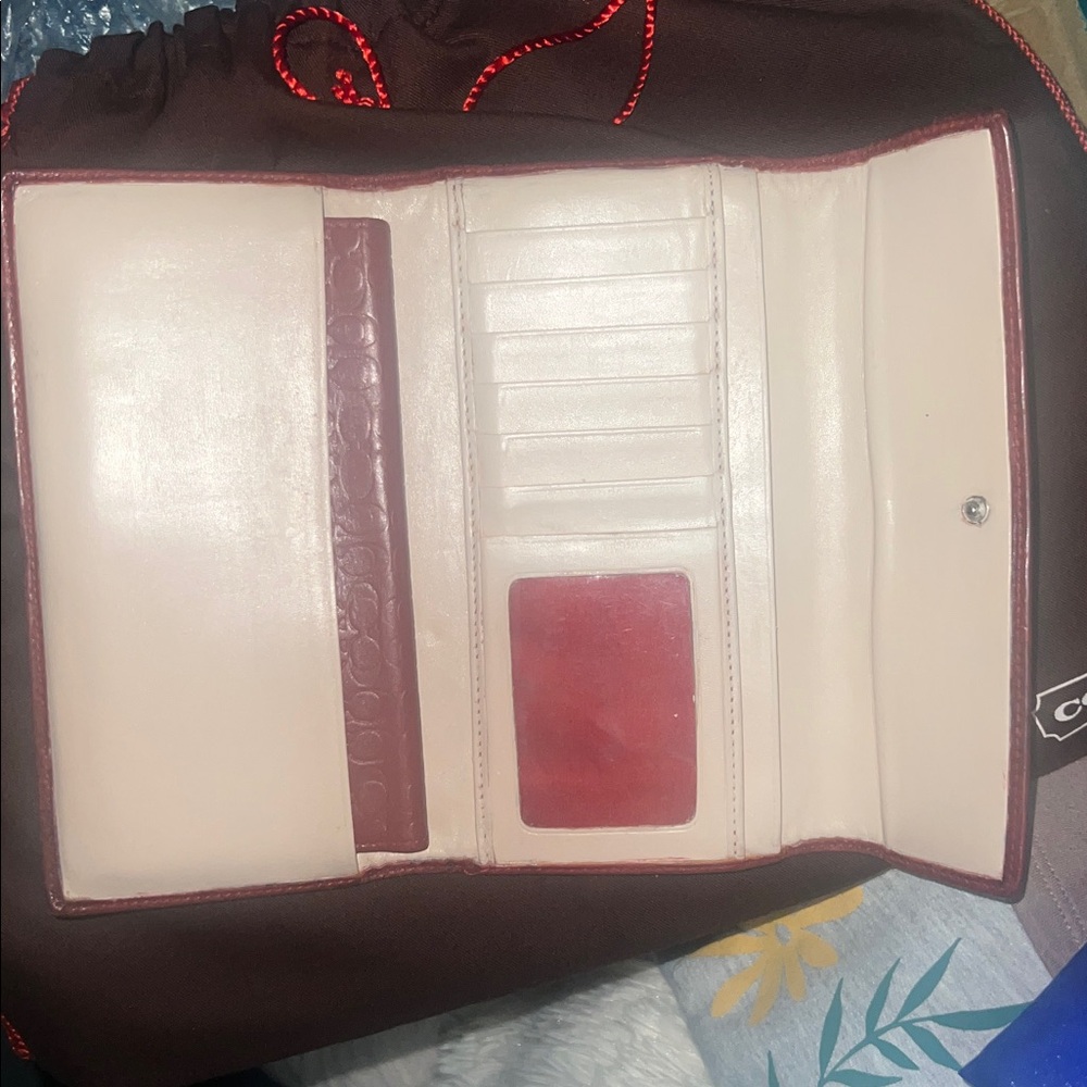 Coach Wallet+ Checkbook includes Dust Bag - Picture 6 of 7